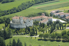 Castello Villalta aerea@ConsorzioSalvaguardia CastelliStoriciFriuli