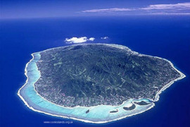 rarotonga aerial