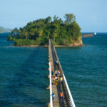 Looking along the bridge to nowhere, Samana.